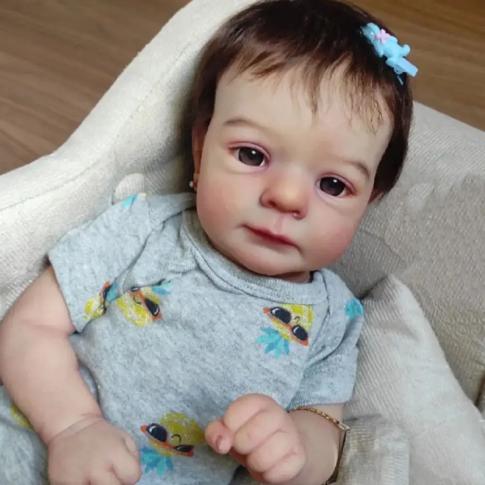 Кукла реборн Фелиция 20 дюймов Реалистичная мягкая кукла ручной работы из винила