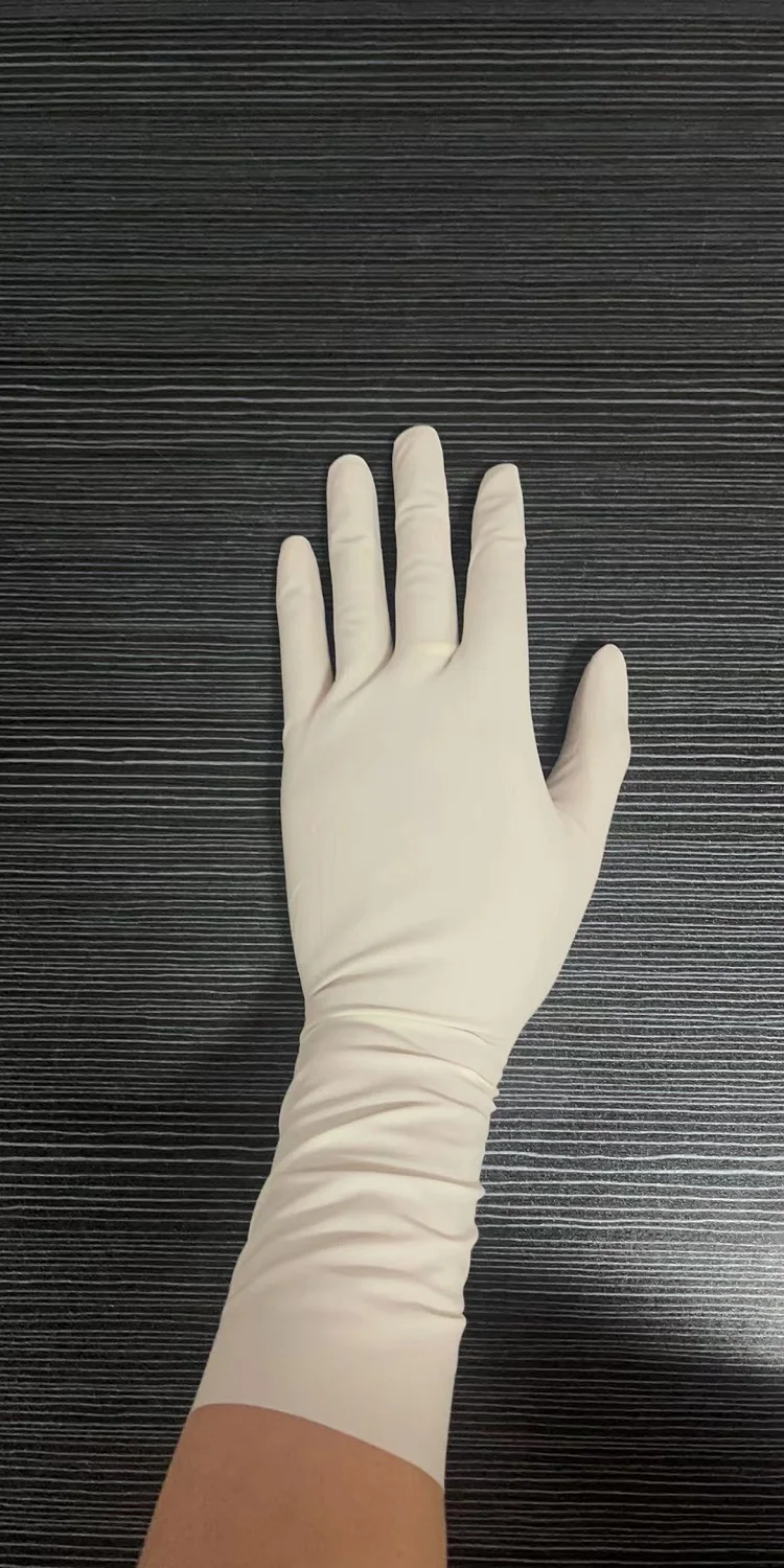 Фото Ansell Gammex Latex Текстурированные (1 пара) Текстурированные латексные перчатки без пудры с прямыми краями Расширенное издание №3