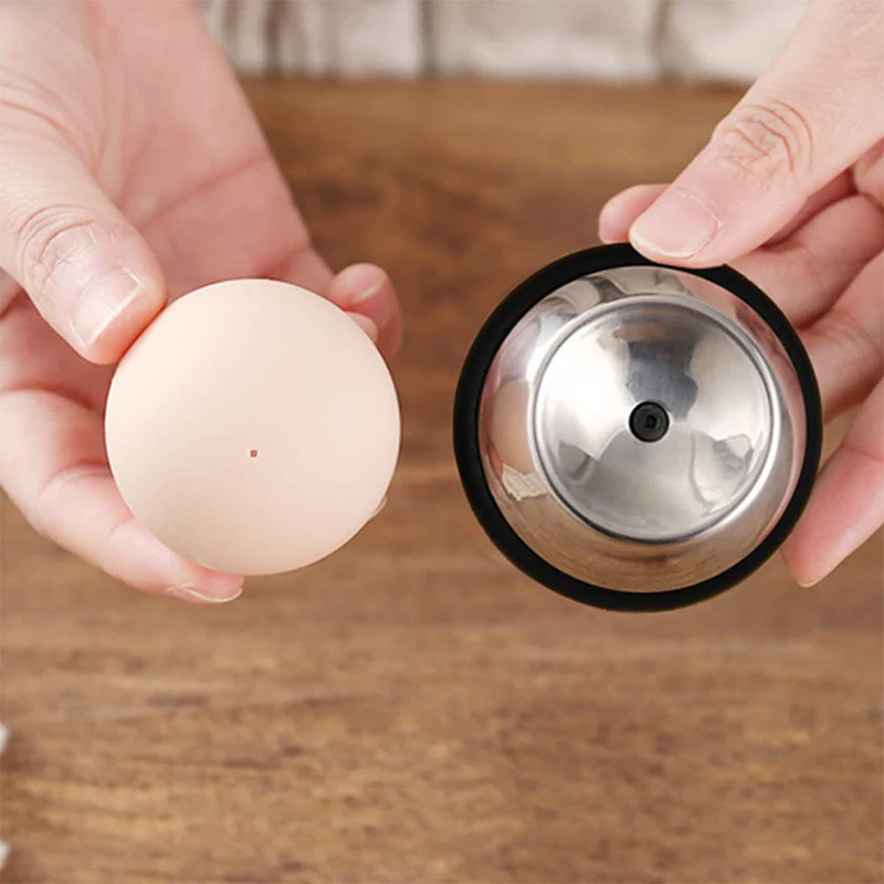 Яйцо Zapper из нержавеющей стали ручная яйцо дырокол взрывозащищенный кракер для