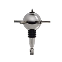 high quality assurance 304 stainless steel silver lightning arrester protection system