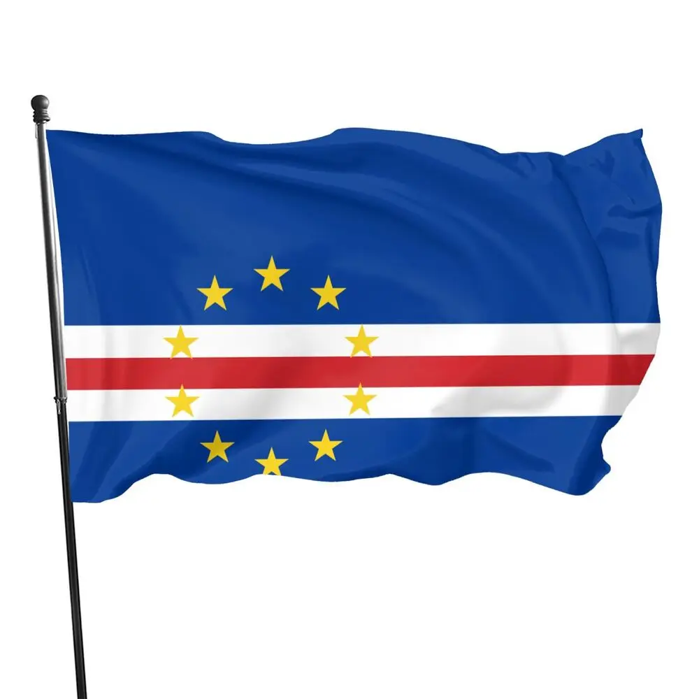 

Гордотельный флаг Кабо-Верде, гордость Республики Кабо-Верде, полиэстеровый уличный Декор