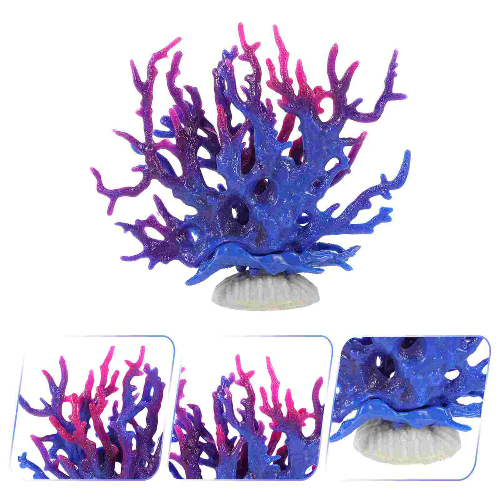 

Artificial Desktop Tank Plants Resin Coral Adornment Coral Ornament Aquarium Coral