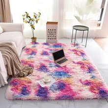 Living Room Rugs Furry Mat Coffee Table Carpet Decoration Bedroom Large Area Lounge Rug Home Decor Modern Kids Carpet Keep Warm