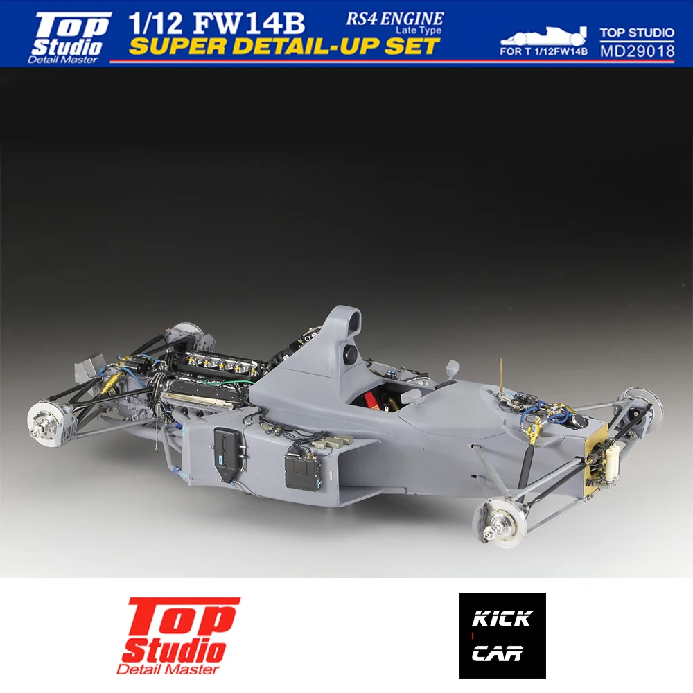 Top Studio MD29018 FW14B RS4 Модель двигателя Модификации автомобиля Набор моделей ручной