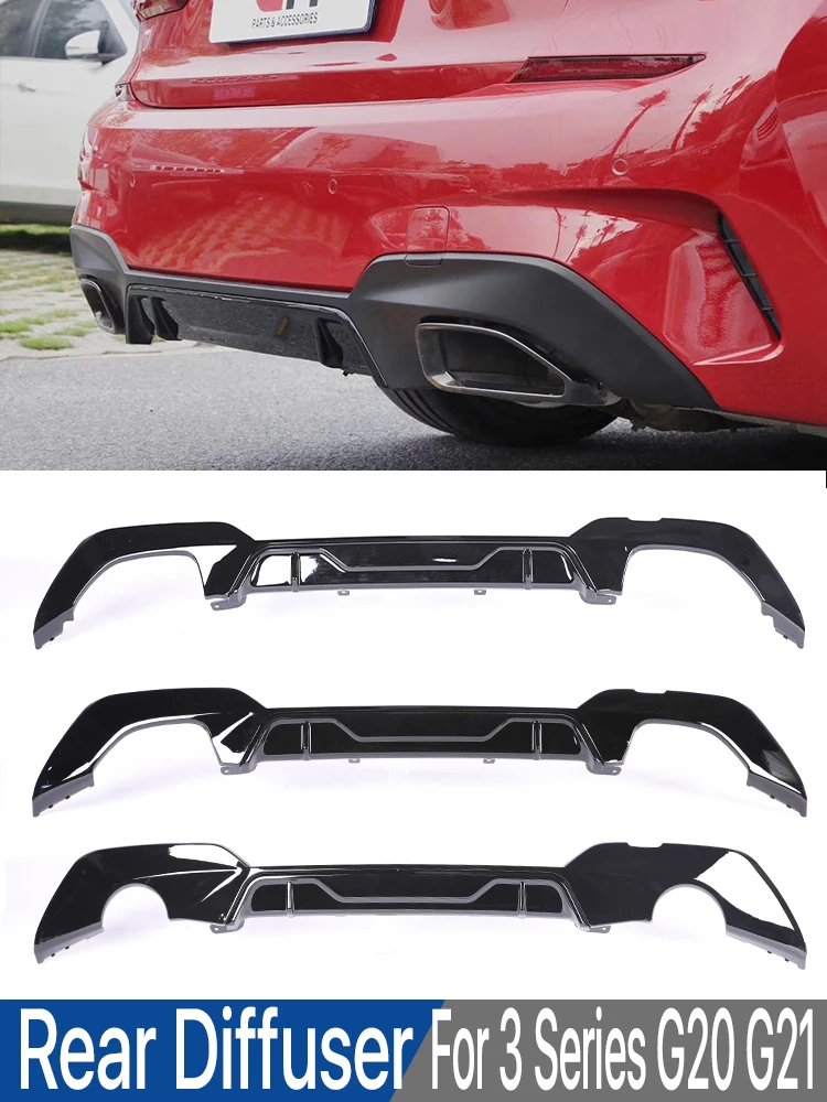 Диффузор заднего бампера M Tech Sport для BMW 3 серии G20 G21 комплект кузова MP диффузор