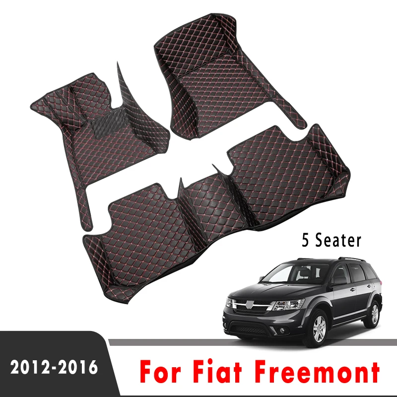 

Автомобильные коврики для Fiat Freemont 2016 2015 2014 2013 2012 5 мест Авто Интерьер Аксессуары площадку пятки ног коврик для езды на велосипеде ковры чехлы