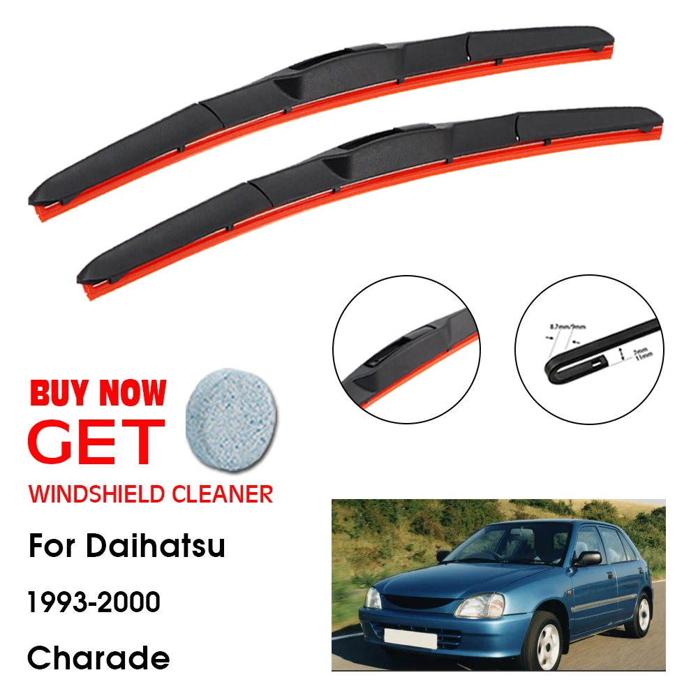 

Автомобильный стеклоочиститель для Daihatsu Charade, 19 дюймов + 18 дюймов 1993-2000 дюймов, лобовое стекло, ветровое стекло, силикагелевые стеклоочистит...
