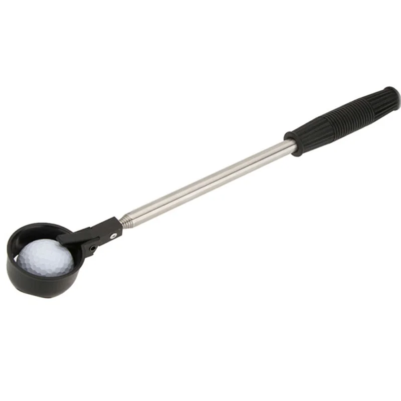 

1 PC Golf Ball Retriever Device Stainless Steel Automatically Portable Telescopic Pick Up Ball Retriever