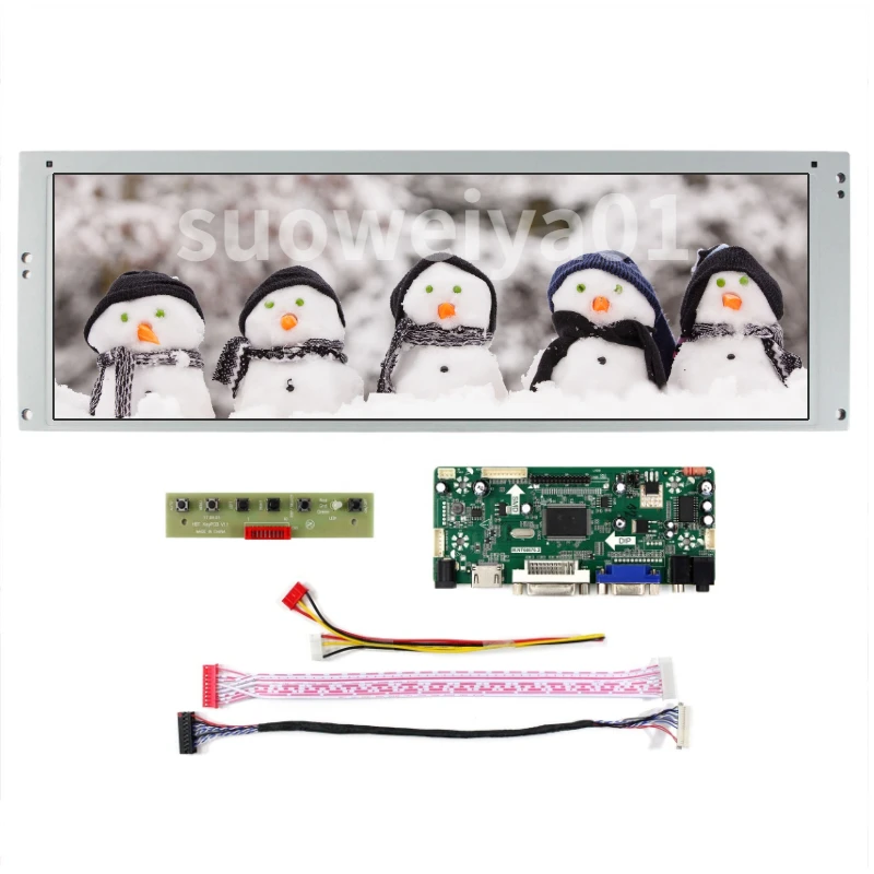 

14.9" Control Board Monitor for LTA149B780F 1280x390 LCD Screen Display with / without VGA+DVI+HDMI-Compatible Controller Board