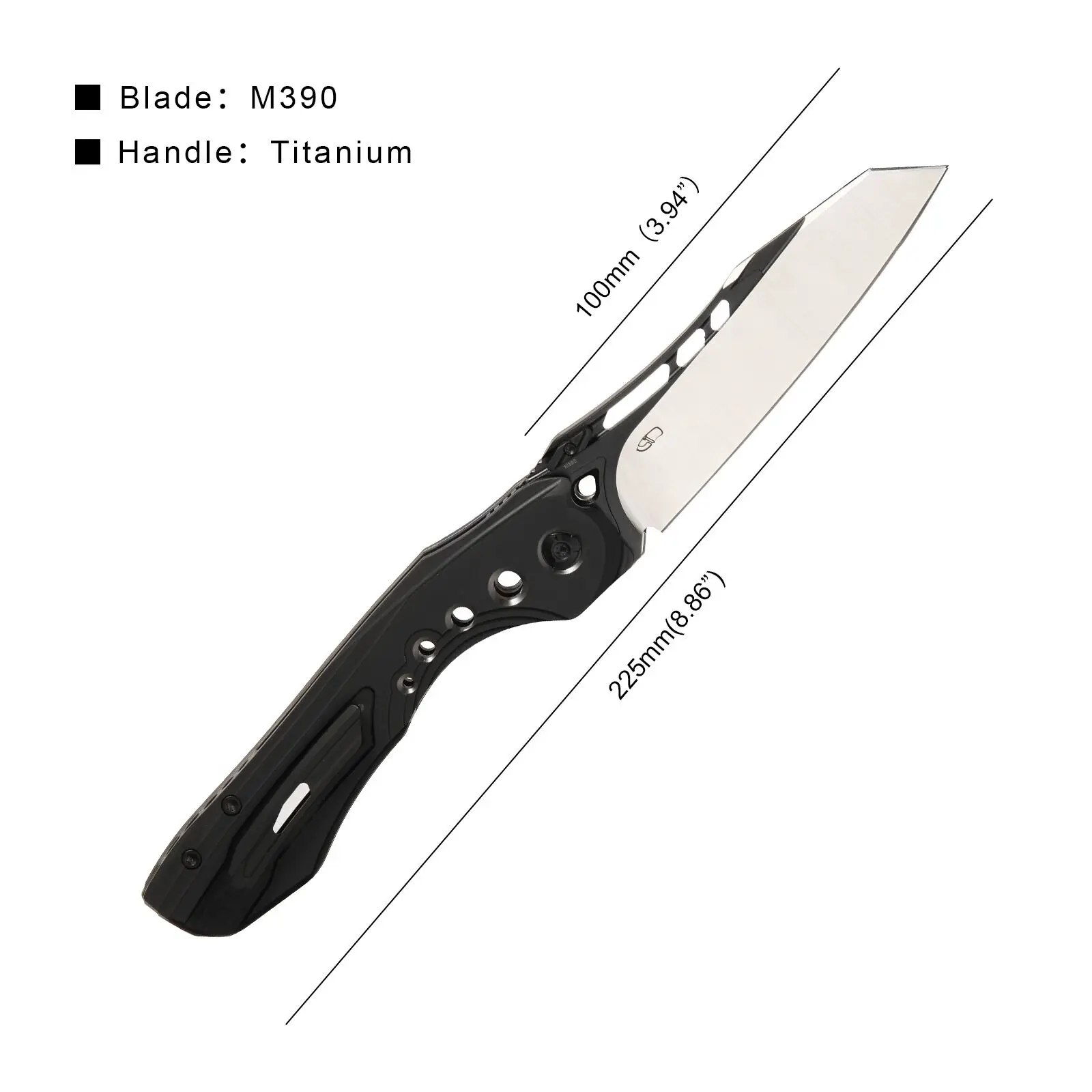 Фото CMBMADEKNIVES Devourer M390 Titanium Handle CMB-16B №2