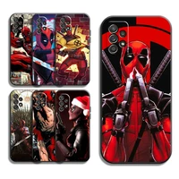 marvel wade winston wilson phone cases for samsung galaxy s22 s20 fe s20 lite s20 ultra s21 s21 fe s21 plus ultra cases coque