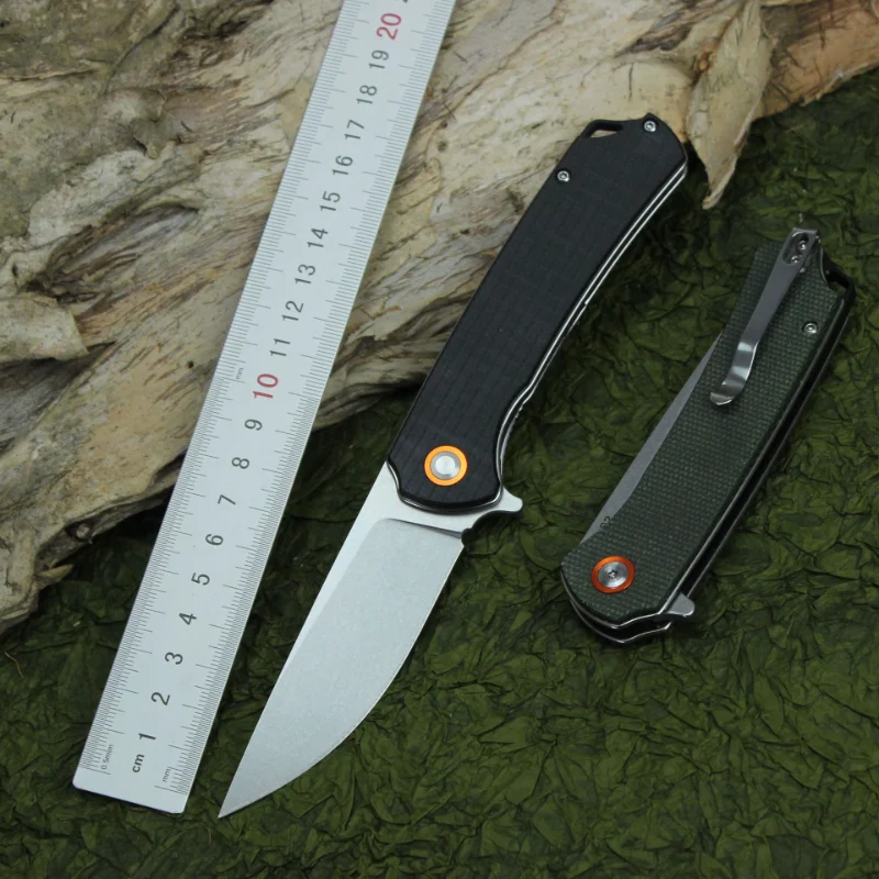 

GT956 Pocket Folding Camping Knife D2 Blade linen fiber Handle Survival Hunting Tactical Knives Outdoor Fruit Utility EDC Tools