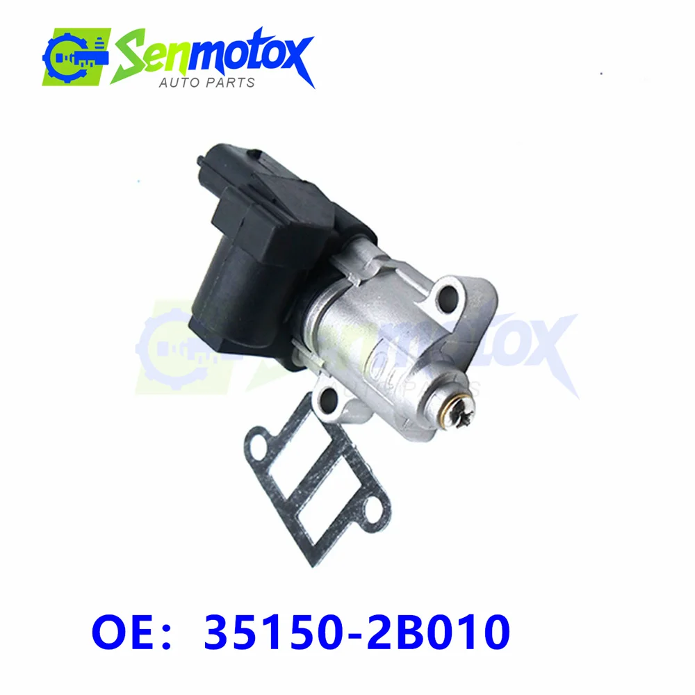 Фото 35150-2B010 351502B010 AC626 AC4470 для 2008-2012 Soul Elantra Kia Forte I20 Carens Rondo Hyundai Idle Air Регулирующий клапан скорости №2