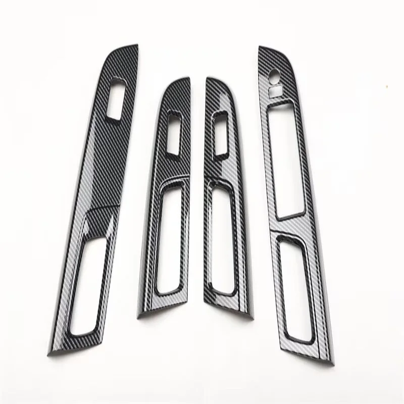 

LHD RHD для subaru WRX WRX STi 2014-2019 аксессуары для салона автомобиля, подлокотник двери, оконный переключатель, подъемная крышка, отделка, цвет углеродного волокна