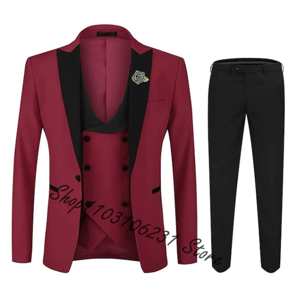 Мужские костюмы Королевского синего цвета свадебные для мужчин костюм шафера с