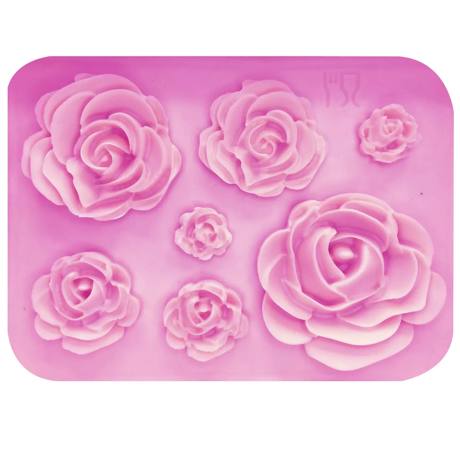 

2022New Portable Kitchen Rose Flowers Mold Silicone Mold Cake Chocolate Mold Wedding Cake Decorating Tools Fondant Sugarcraft Ca