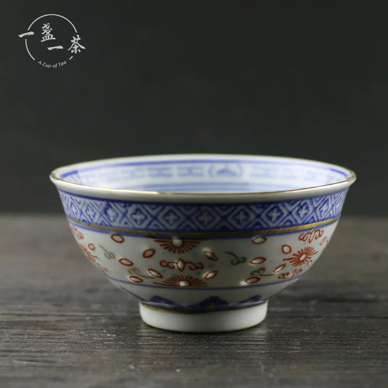 

Классическая сине-белая чайная чашка Jingdezhen