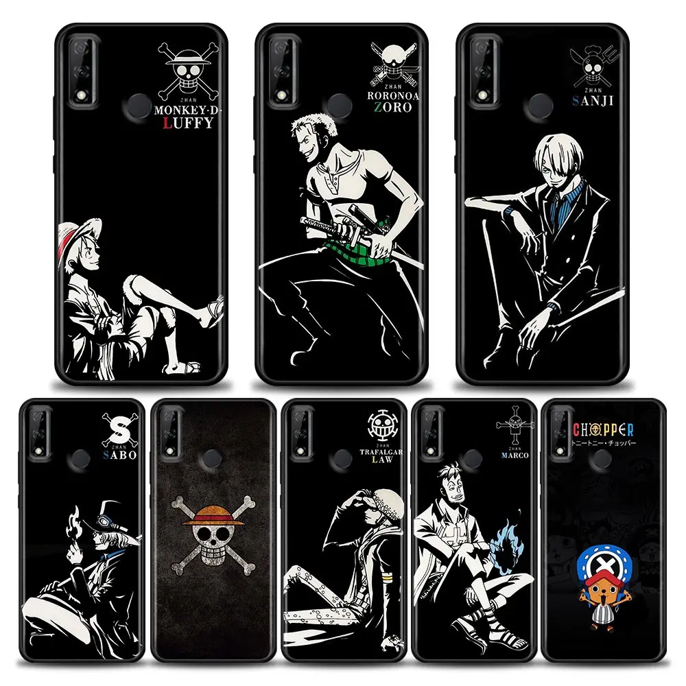 

Phone Case for Huawei Mate 40 10 20 Pro RS Case Y6 Y7 Y9 Y5p Y6p Y8s Y8p Y9a Y7a Silicone Anime One Piece Luffy Zoro Chopper