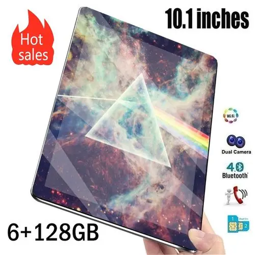 

2022 New 10 Inch RAM 6G+128GB 1280*800 IPS Screen Tablet 10 Octa Core 4G Dual SIM Card Phone 4G Call Wifi Tablets PC