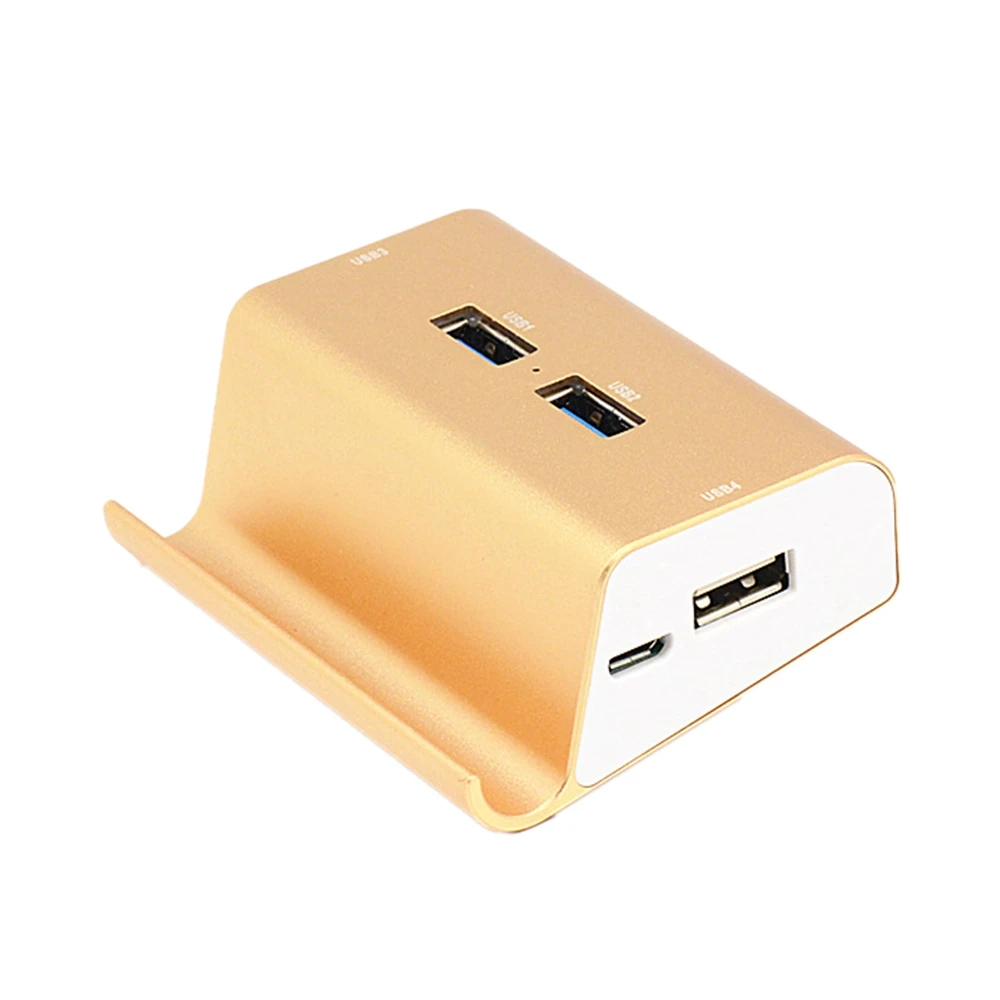 

Type-C Micro Usb Three-In-One OTG HUB 4 Interface Docking Station
