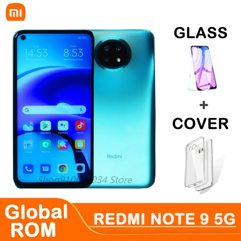 

Xiaomi redmi note 9 5G smartphone 6G 128G 5000mAh large battery 6.53 inches 48 million pixels