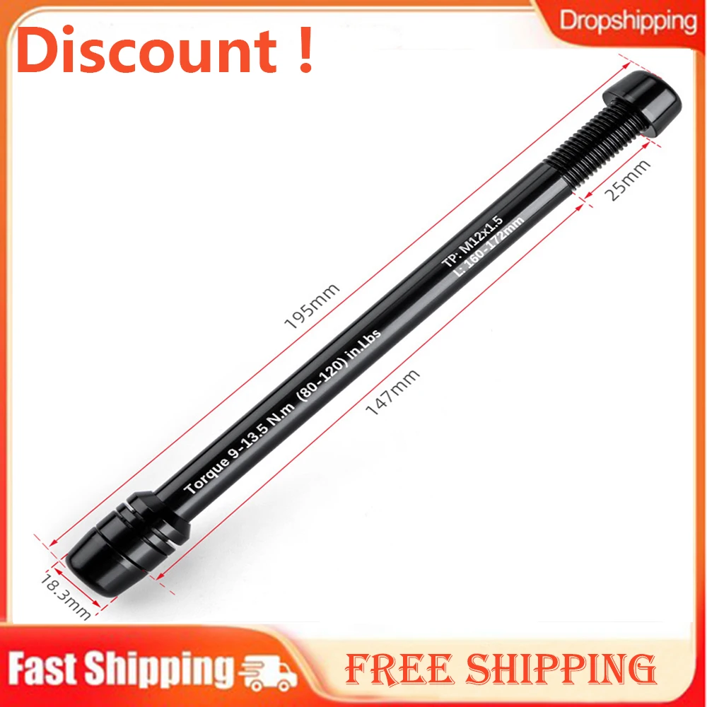 

Велосипедный тренажер сквозной осью Skewer 12x 142-148mm P1.5/P1.75 алюминиевый сплав велосипедный сквозной осью сквозной шпагат для велосипедных комнатных спортивных велосипедов
