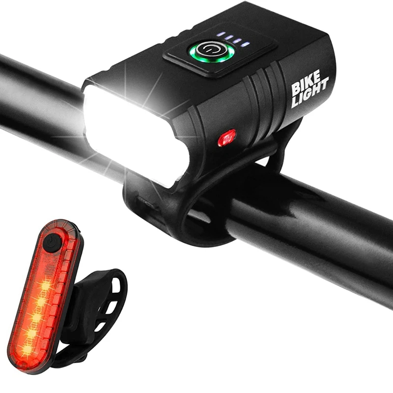 

Велосипедные фонари и задние фонари с зарядкой от USB, водонепроницаемые передние и задние фонари для велосипеда