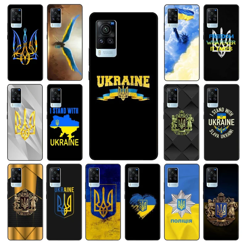 

Phone Case for VIVO V21E V21 V23 V23E V2109 Y53S Y33S Y55 Y76 Y31 Y21 Y72 Y01 Y21S Y11S Ukraine Flag Case