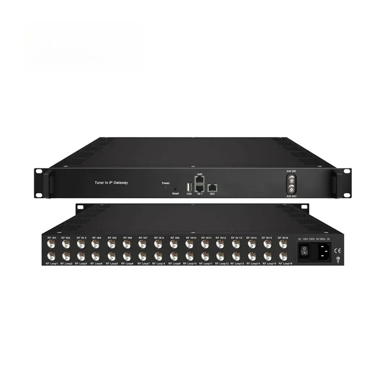Фото Тюнер DTV 3508B для IP-шлюза, 8/16/24 тюнера, 2 ASI, DVB-S2, DVB-C, ISDB-T, ATSC №1