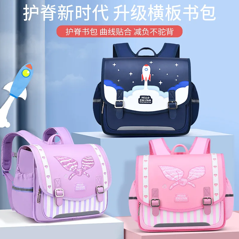 

Kids backpack Primary School Bags For Students Boys Girls orthopedic Backpacks Waterproof Schoolbags Book Bag mochila infantil