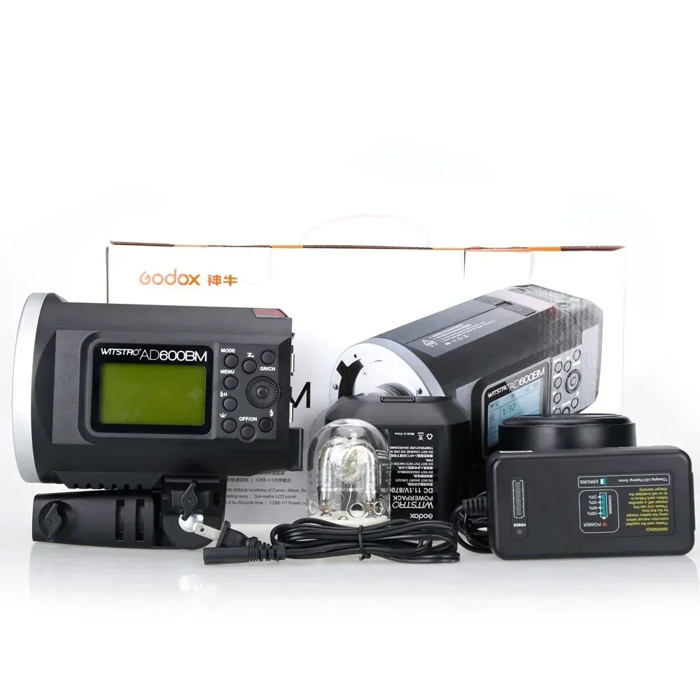 Бампер Godox AD600 BM 600Ws GN87 HSS с креплением Bowens уличная вспышка стробоскоп беспроводной