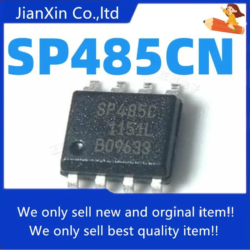 

10pcs 100% orginal new SP485CN SOP8 Transceiver Chip SP485C SMD SP485CN-L