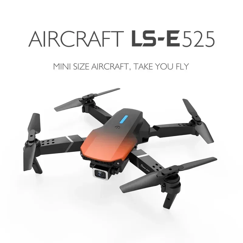

HJ New Orange-Black E88 Pro Mini Drone 4K Professional HD 4K 1080P Camera Height Hold RC Foldable Quadcopter Dron Gift ToysToy