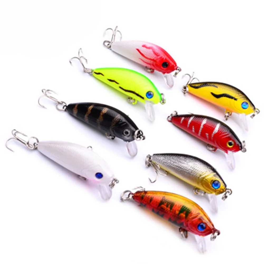 

Fishing Lures Minnow Topwater Hard Baits Wobbler Jig Crank Treble Hooks SwimBait 5cm Length Fishing Hook Lifelike Lures