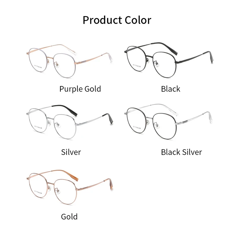 Модные трендовые очки из чистого титана оправа для очков в стиле ретро