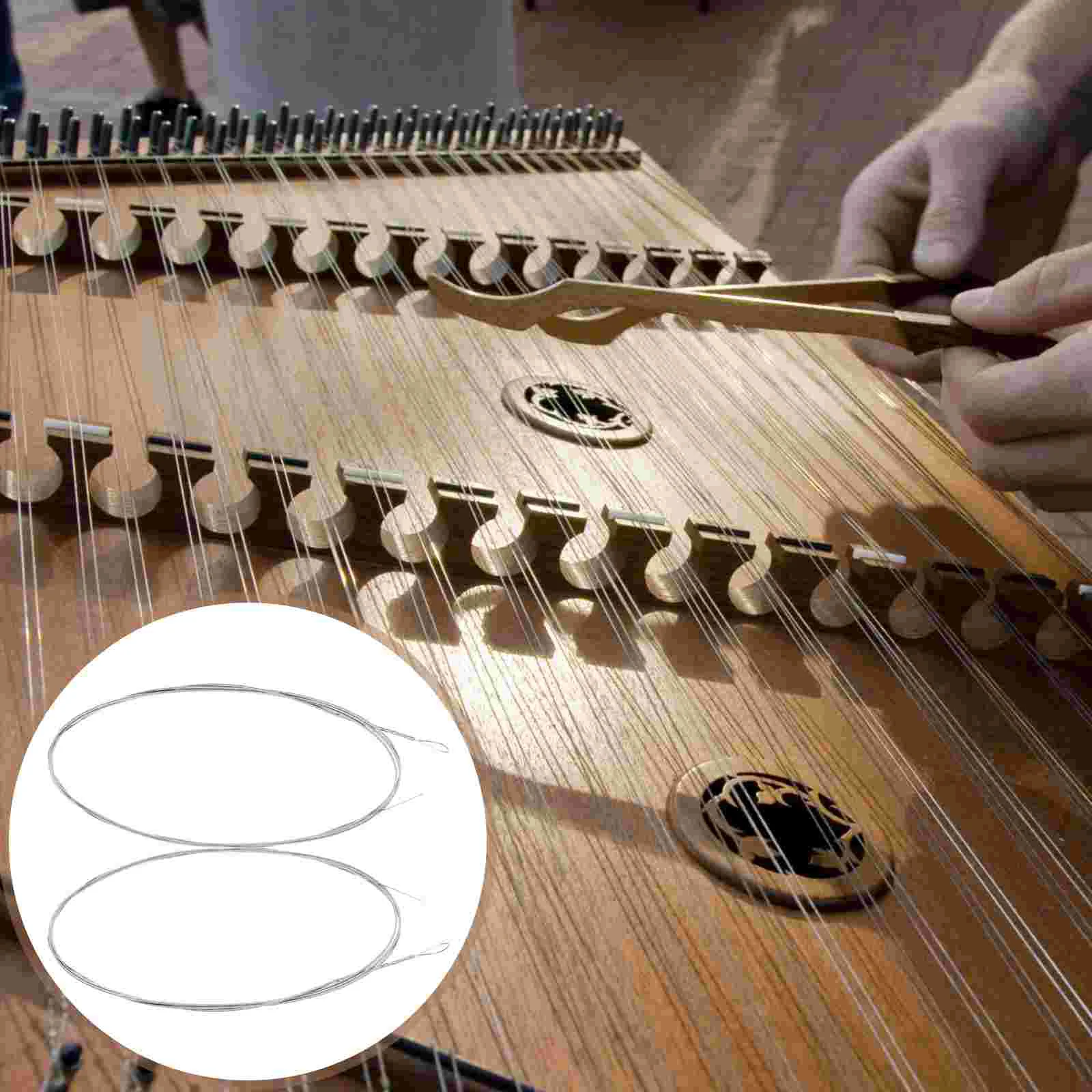 Струны Dulcimer 2 шт. аксессуары для музыкальных инструментов стальные детали оптом |