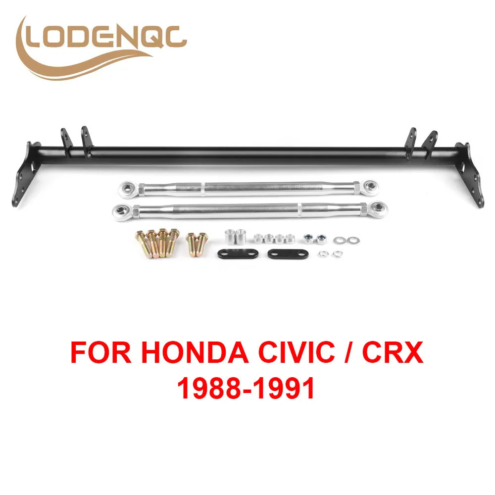 For Honda Civic 1988-1991 Honda Civic CRX Silver Traction Control Tie Bar LC101585