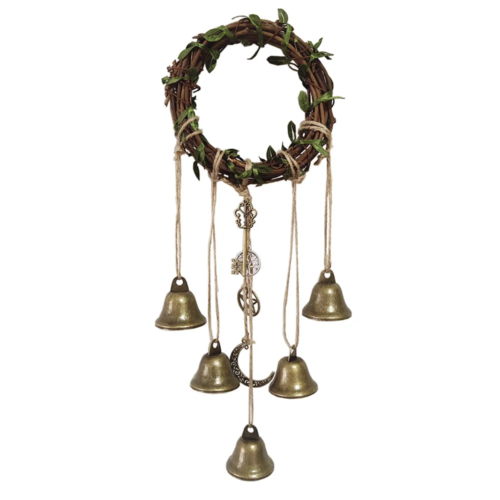 

Witch Bells Magical Wind Chimes Banish Evil Crystal Quartz Hanging Pendant Decor Doorbell Suitable For Porch New 2023
