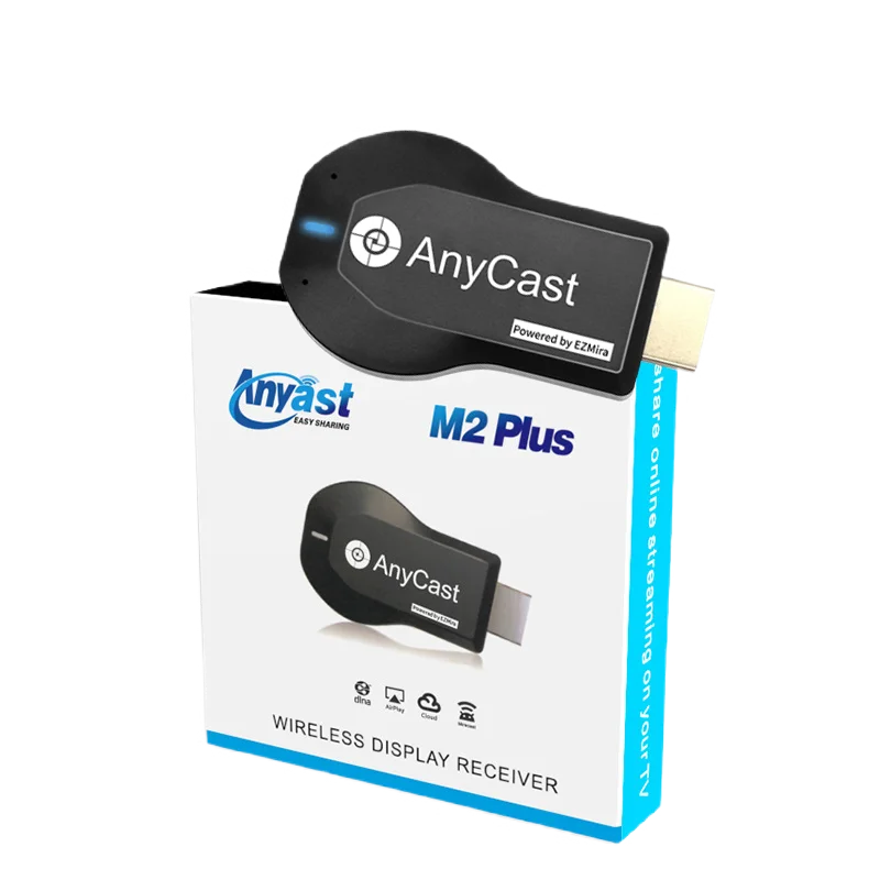 ТВ-приемник Anycast M2 Plus Wi-Fi-приемник для телефона DLNA Miracast Airplay зеркальный экран