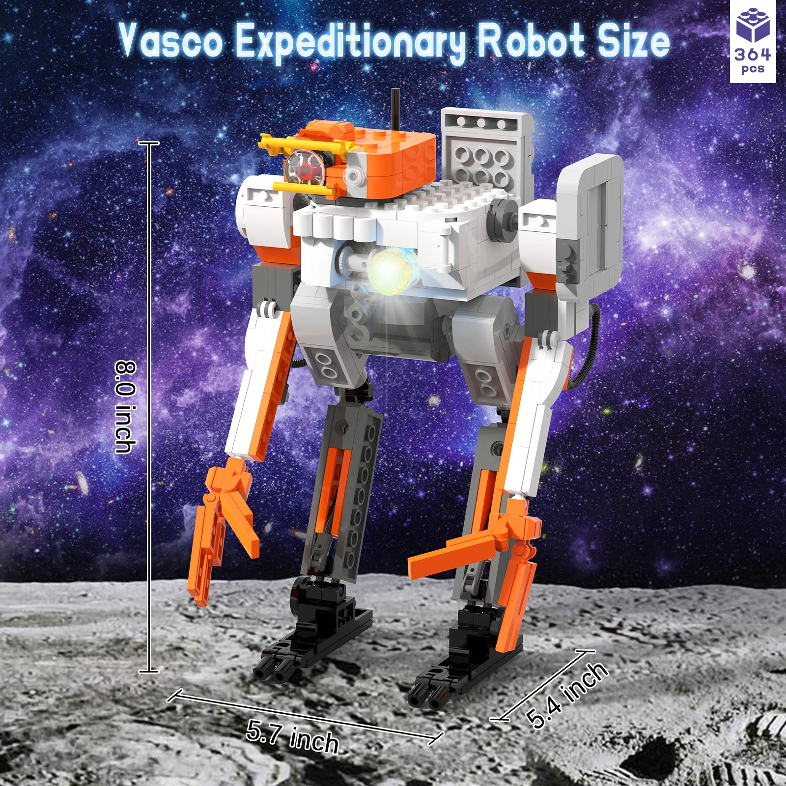 Конструктор-робот Vasco игрушки MOC товары для фигурок совместные креативные