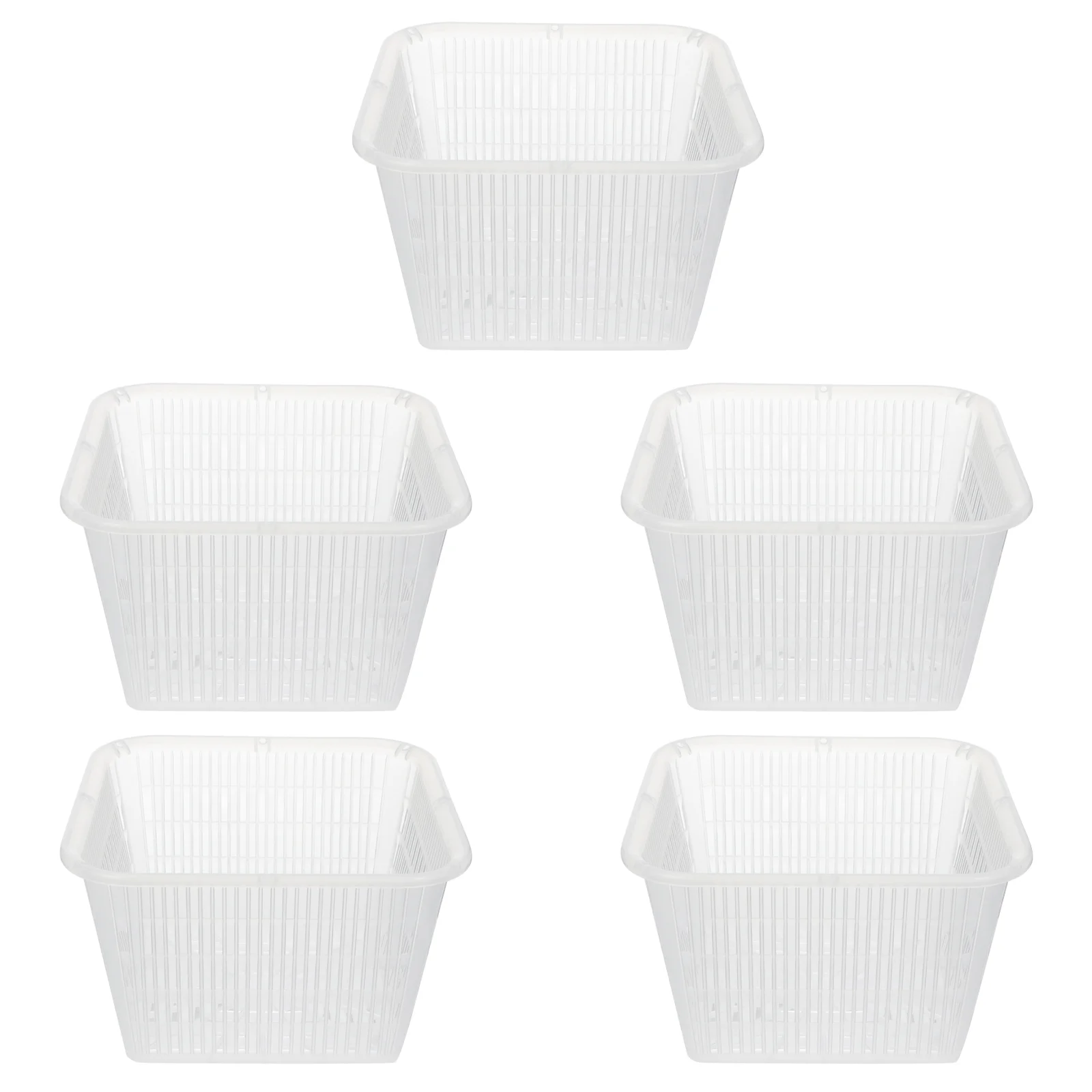 

5 Pcs Grow Pot Clear Container Flower Pot Orchid Flower Planter Outdoor Pots