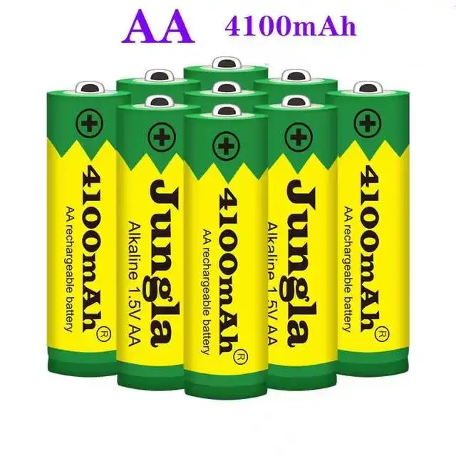 

4~20 PCS New 4100 MAh Battery AA 1.5 V Rechargeable Alcalinas Drummey for Toy Light Emitting Diode