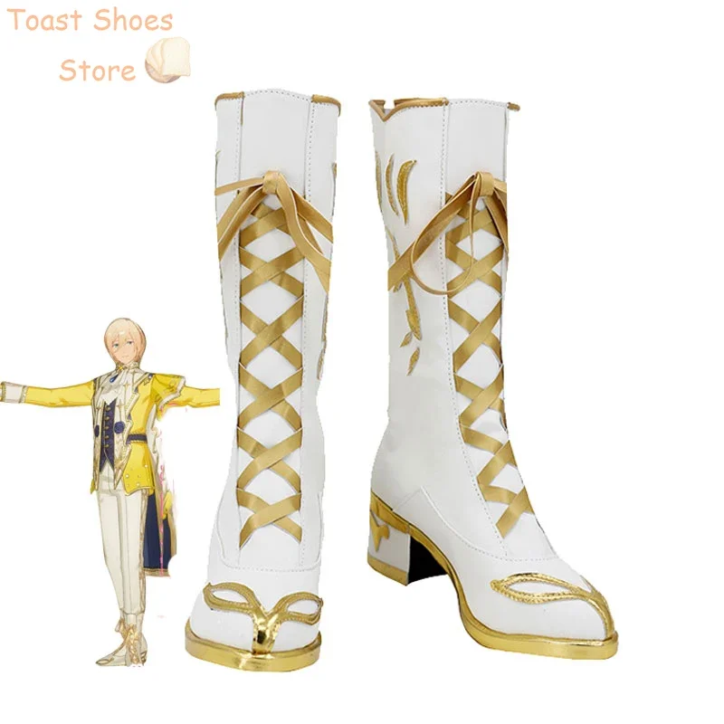 Игровой ансамбль со звездами Tenshouin Eichi обувь для косплея из искусственной кожи