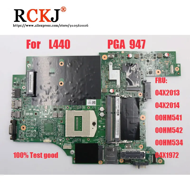

For Lenovo ThinkPad L440 Laptop Motherboard HM86 PGA947 DDR3 100% Test Good FRU:04X2013 04X2014 00HM541 00HM542 00HM534 04X1972
