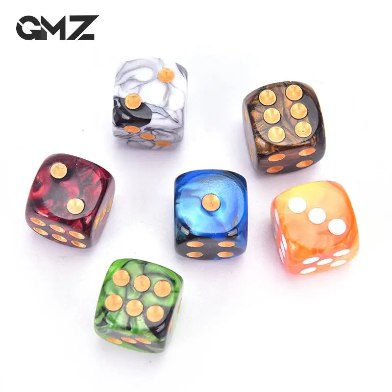 

Кости круглые акриловые двусторонние, 16 мм, 10 шт.