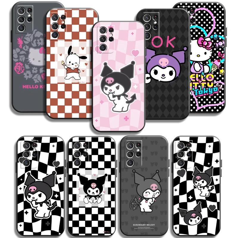 

Hello Kitty Kuromi Phone Cases For Samsung Galaxy S22 Plus S20 S20 FE S20 Lite S20 Ultra S21 S21 FE S21 Plus Ultra Coque