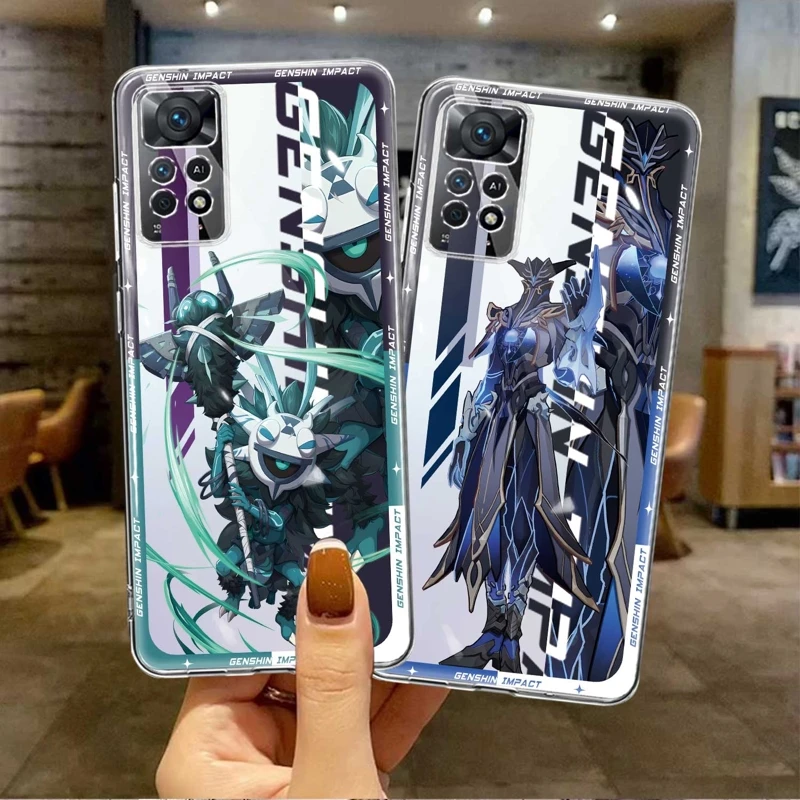 

For Xiaomi Redmi 12C 9 9A 10C 9C 9T K40 Pro Redmi9 Genshin Impact Game Boss Npc Phone Case Silicone