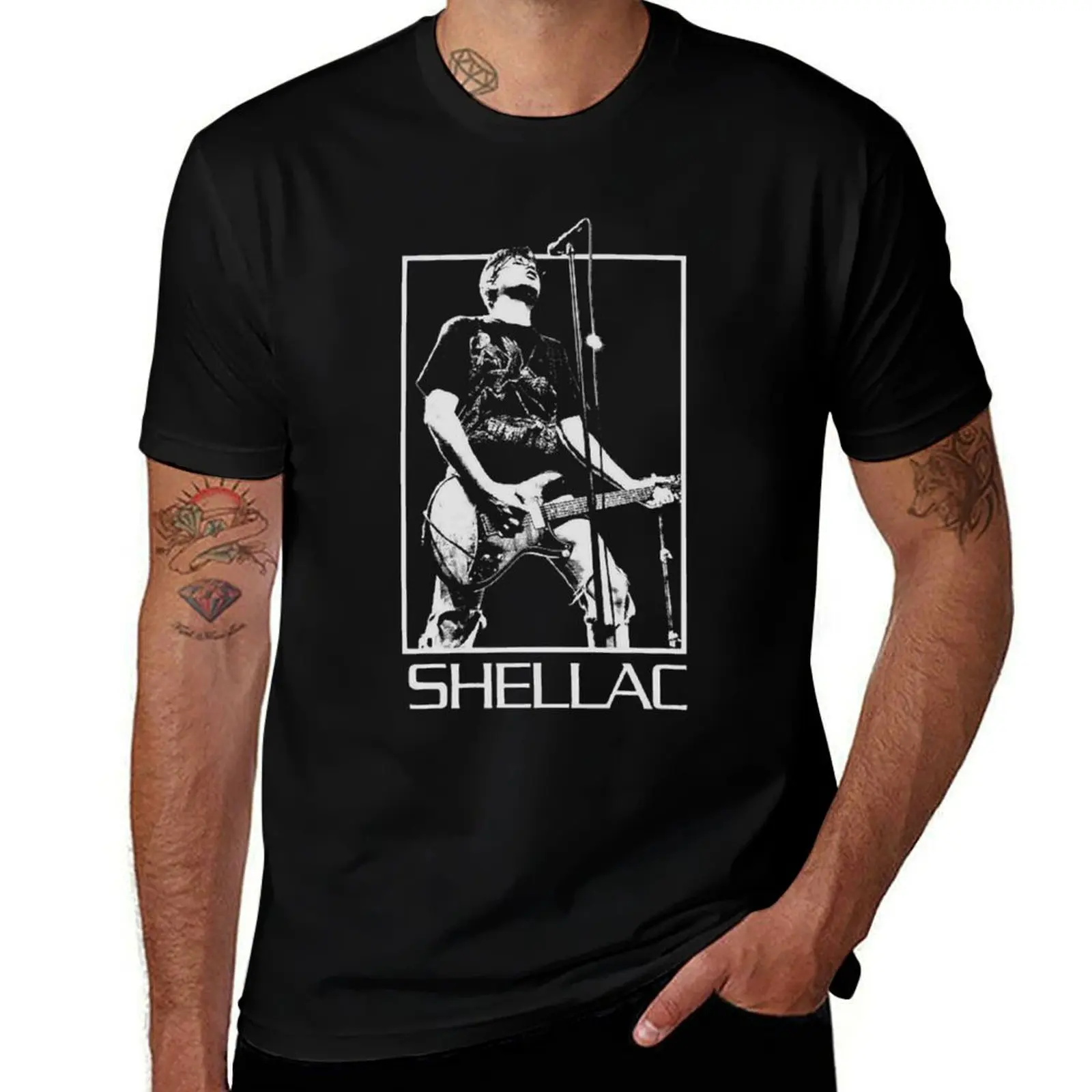 shellac band (2) T-Shirt anime clothes custom shirt oversized t Men's t-shirt