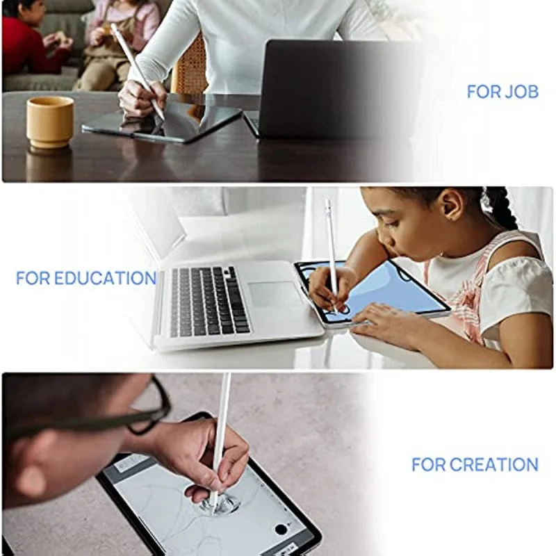 

Стилус для стилуса Apple Pencil, совместим с iPad 2/3/4/5/6/7/8 поколения Pro 9,7/10,5/11/12.9 Air 1/2/3/4 Mini 1/2/3/4