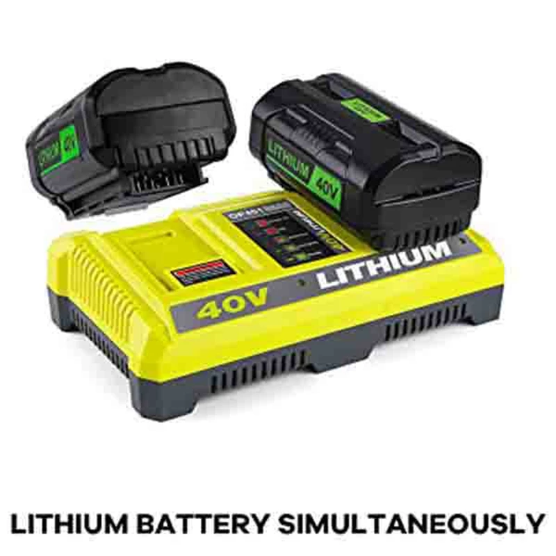 Быстрое двойное зарядное устройство 40 В для литий-ионного аккумулятора Ryobi OP401